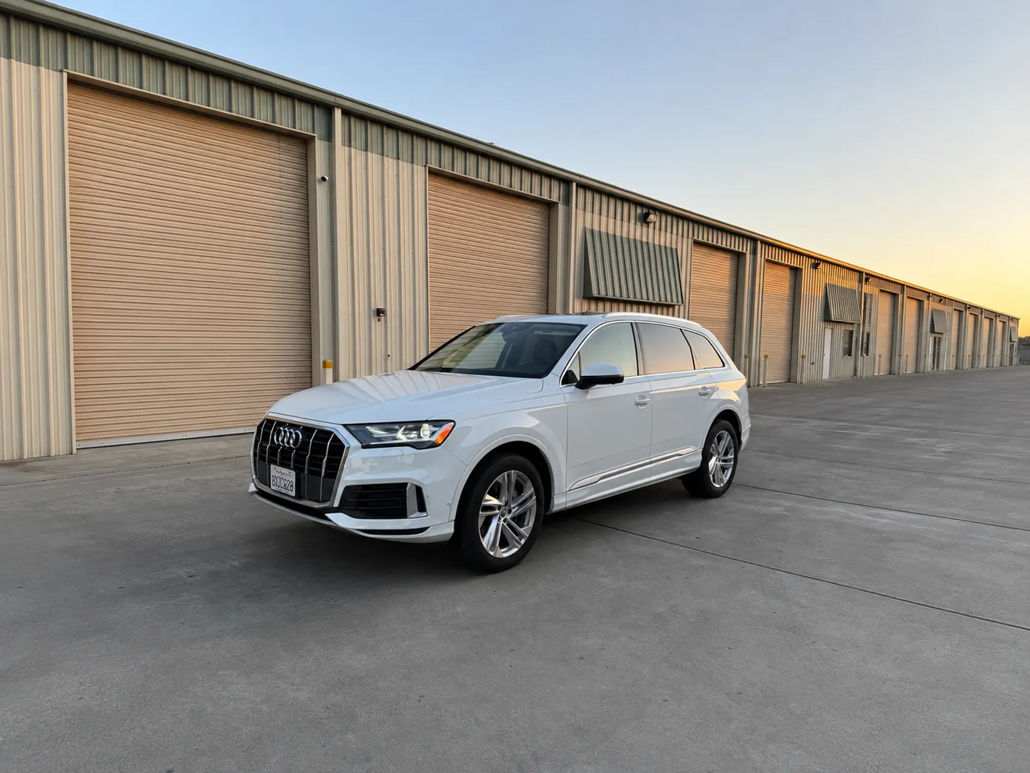 Audi Q7 freshly detailed and protected by Sterling Auto Detailing outside our Ceres, CA shop